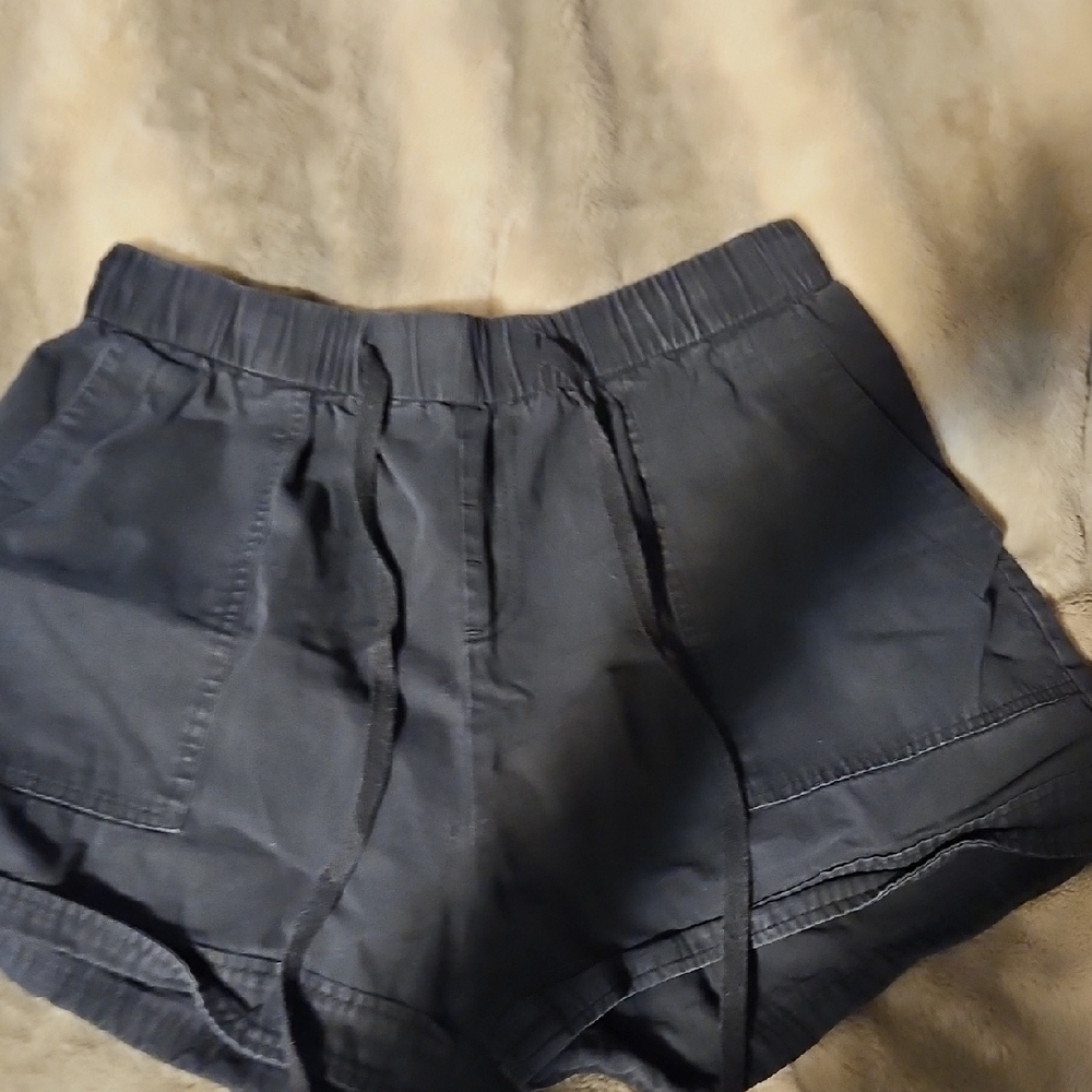 Dark Blue Casual Shorts